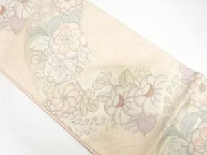 辻ヶ花模様織り出し　袋帯